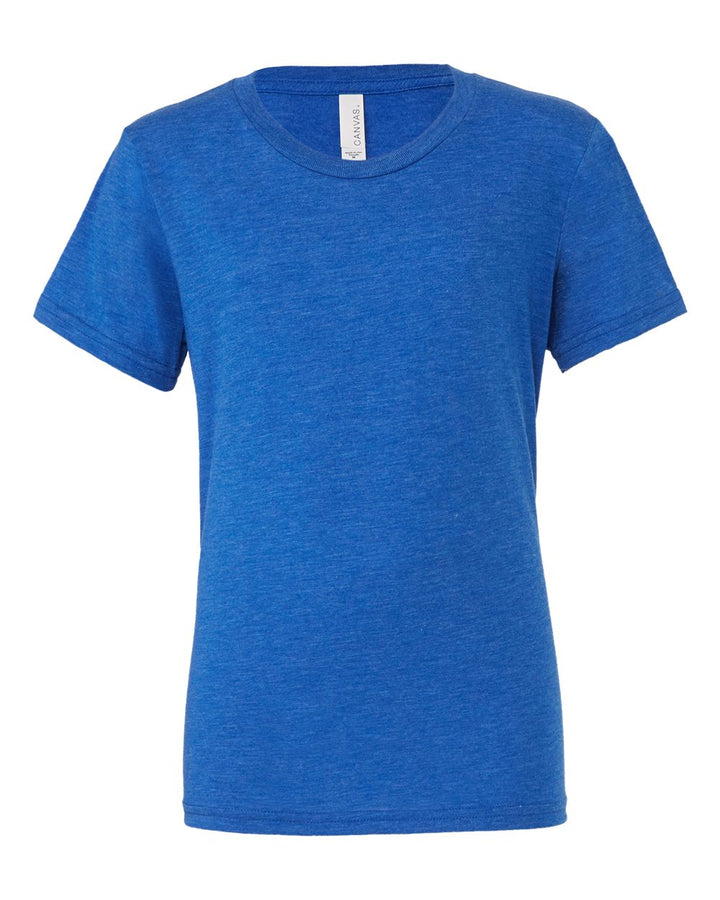 Front View of True Royal Triblend Triblend Tee - 3413