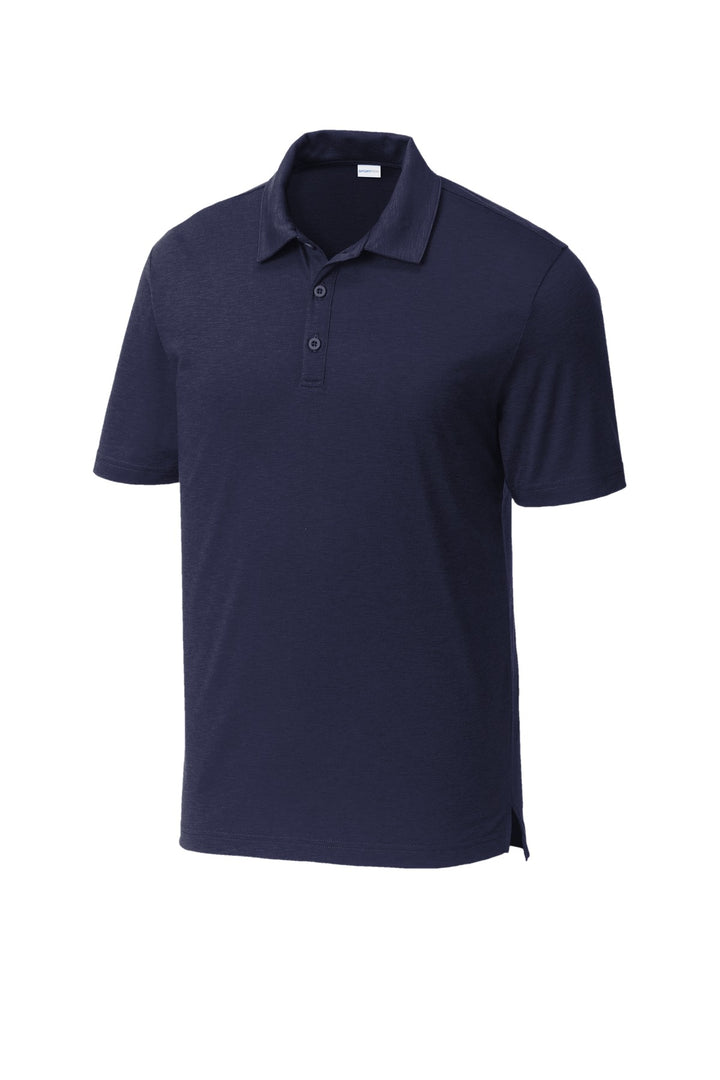 Front View of TrueNavy Sport-Tek PosiCharge Strive Polo ST530