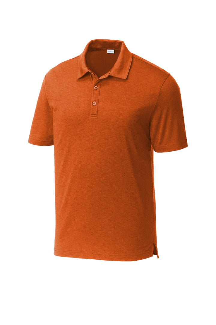Front View of TxOrange Sport-Tek PosiCharge Strive Polo ST530