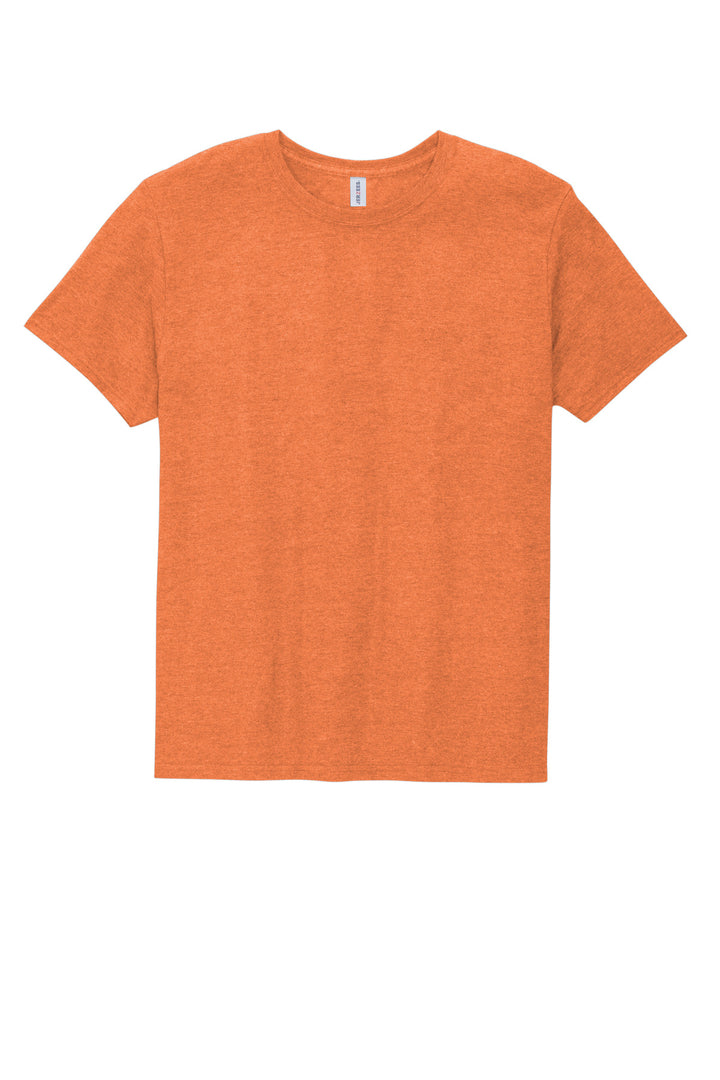 Front View of VtgHtrOrge Jerzees Premium Blend Ring Spun T-Shirt 560M