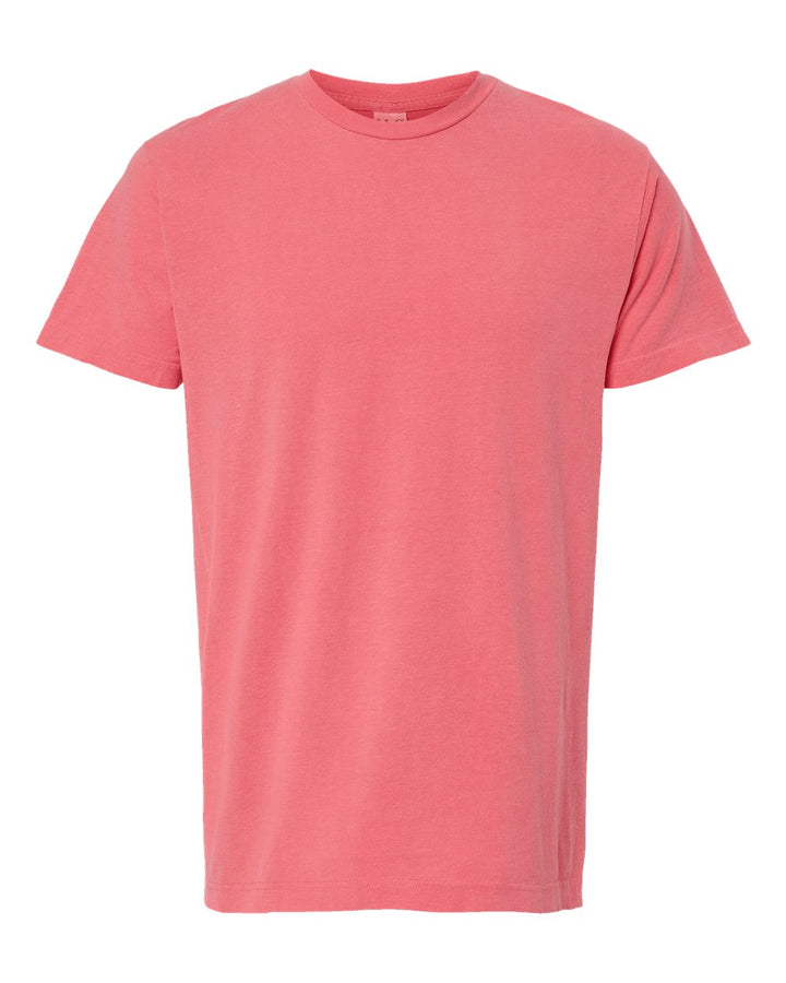 Front View of Watermelon Vintage Garment-Dyed T-Shirt - 6500M