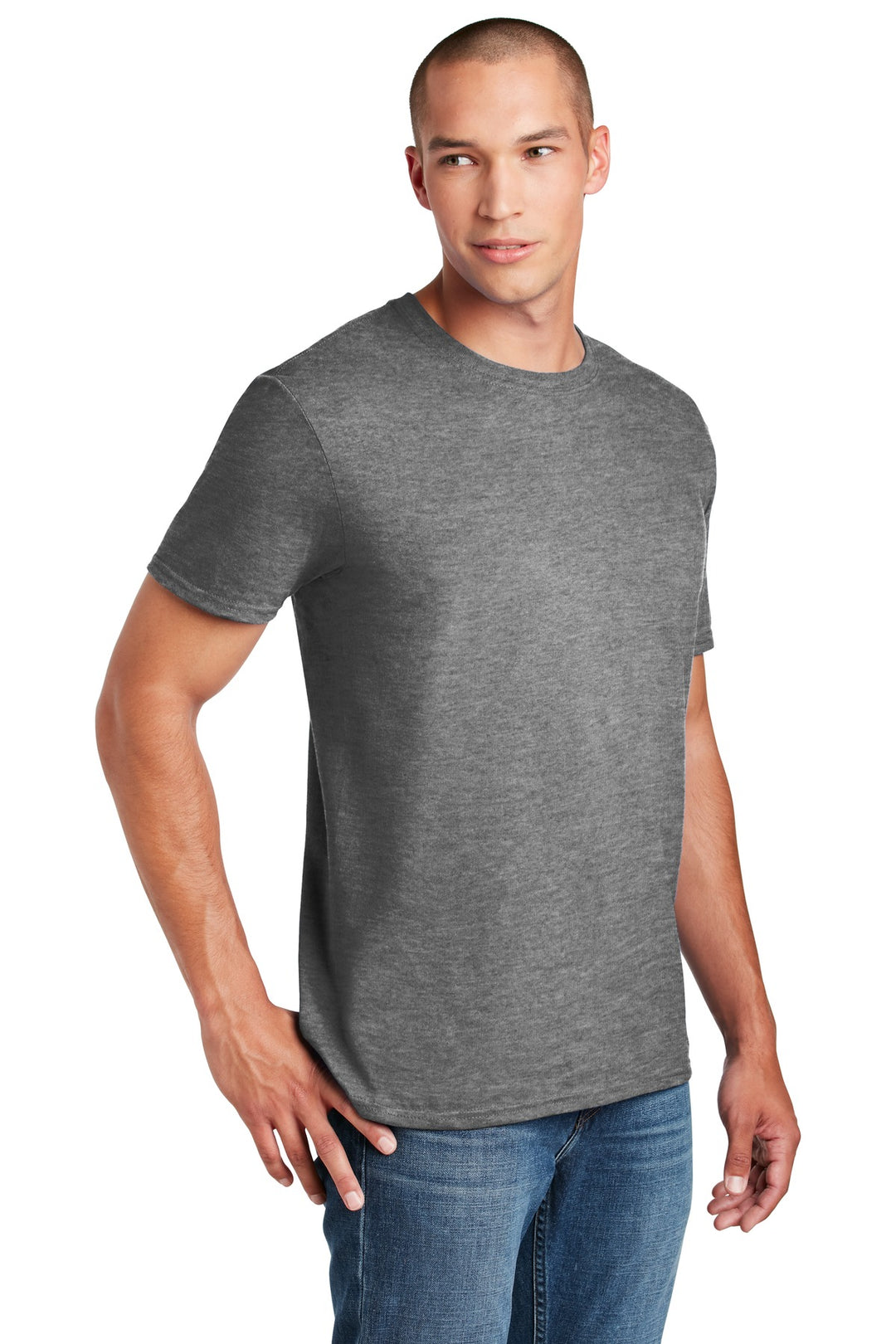 GphHeather Gildan Softstyle T-Shirt. 64000