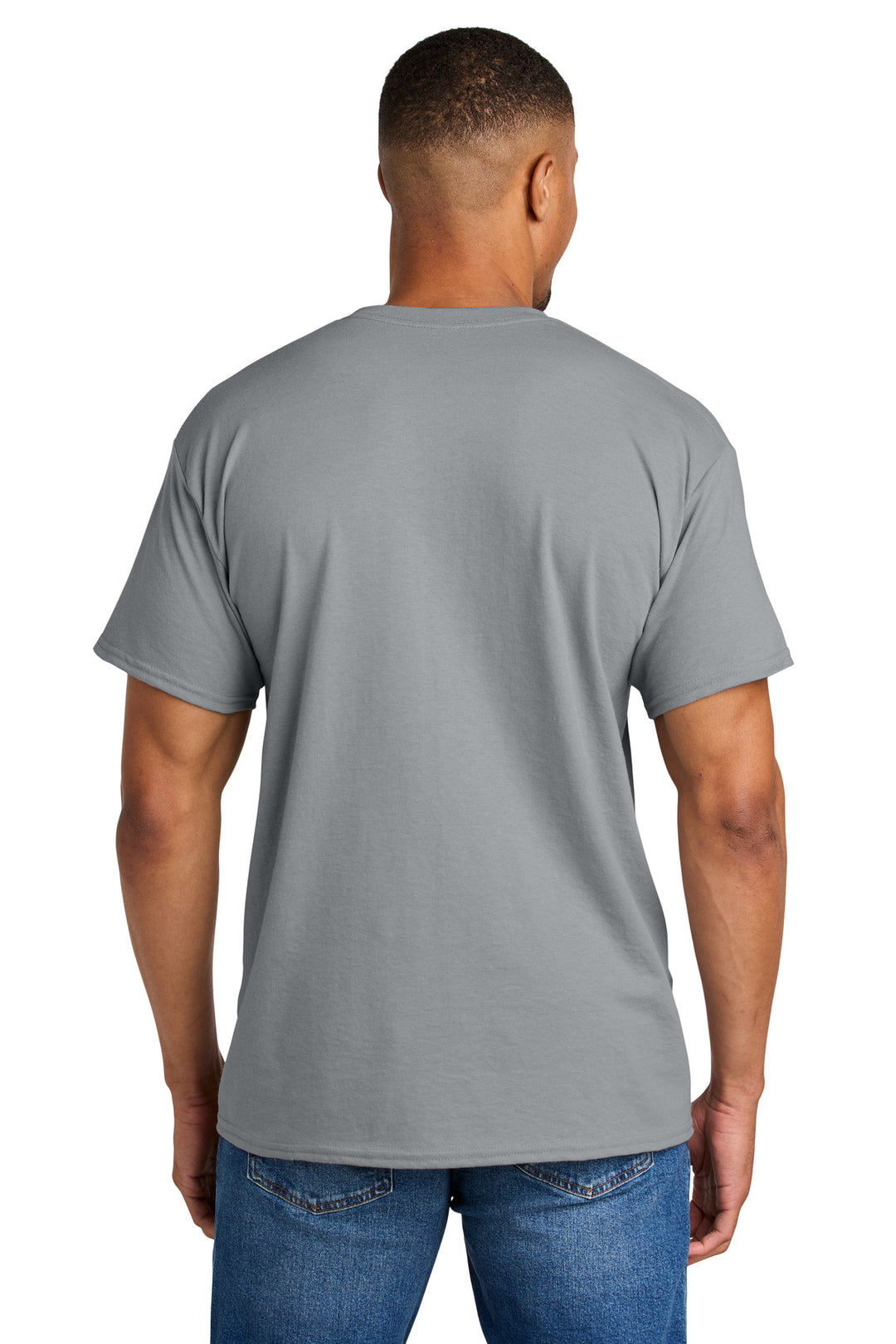 Gravel Gildan DryBlend 50 Cotton/50 Poly T-Shirt. 8000