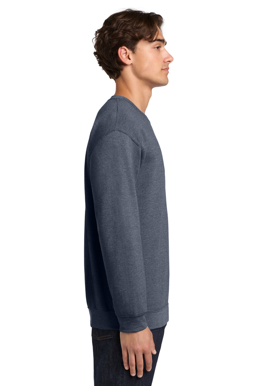 HthrDkNavy Gildan Heavy Blend Crewneck Sweatshirt. 18000