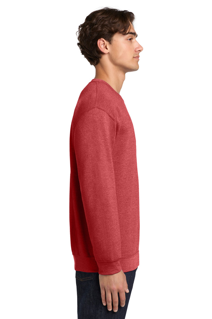 HtrScarRed Gildan Heavy Blend Crewneck Sweatshirt. 18000