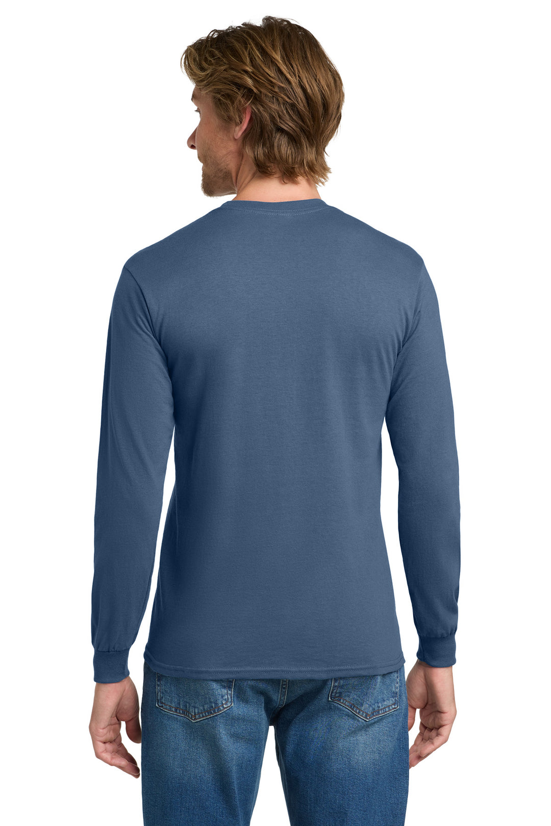 IndigoBlue Gildan - Heavy Cotton 100% Cotton Long Sleeve T-Shirt. 5400