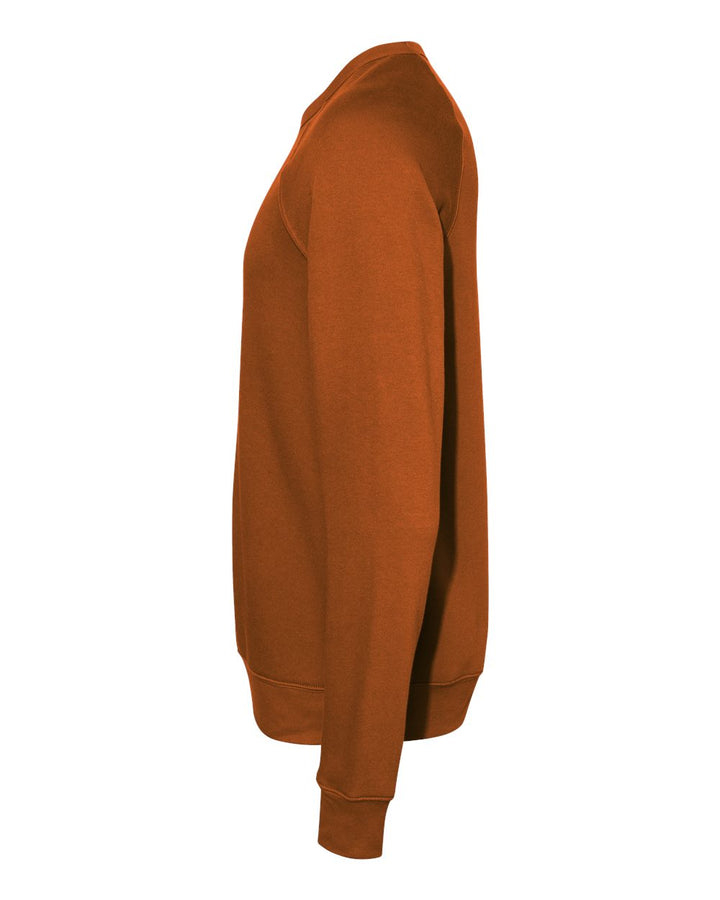 Left View of Autumn Sponge Fleece Raglan Crewneck Sweatshirt - 3901