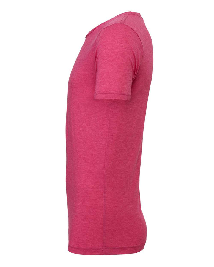 Left View of Berry Triblend Triblend Tee - 3413