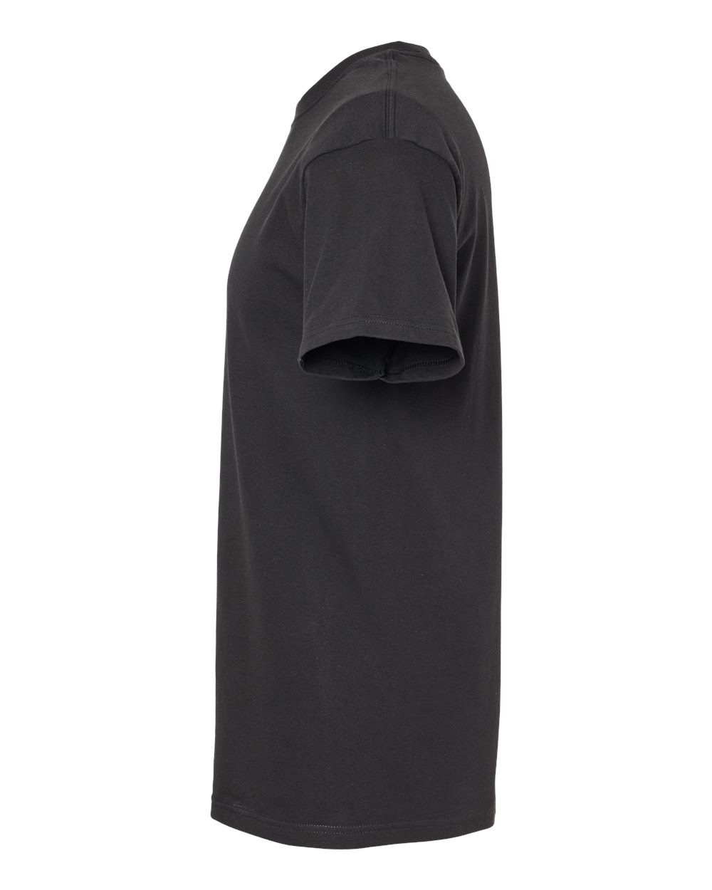 Left View of Black Gold Soft Touch T-Shirt - 4800