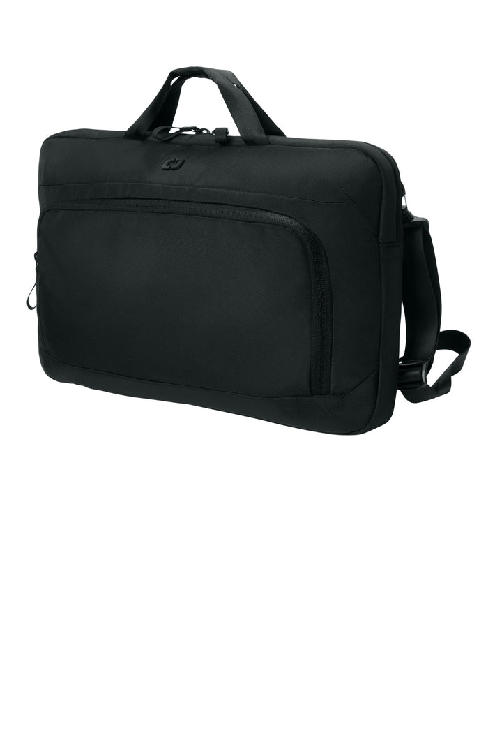 Left View of Blacktop OGIO Slim Brief 93023