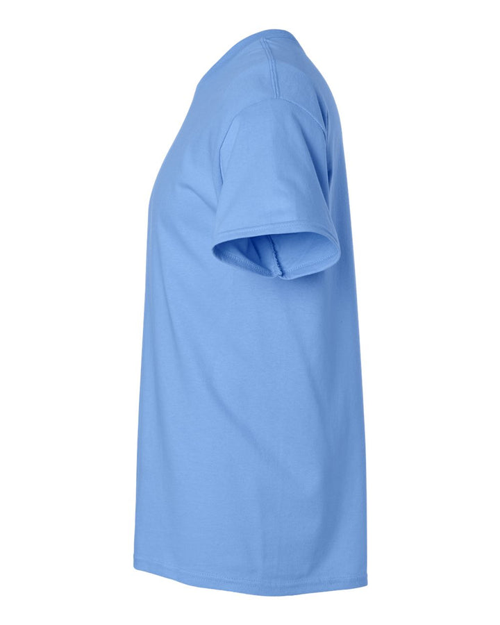 Left View of Carolina Blue Ultra Cotton® T-Shirt - 2000