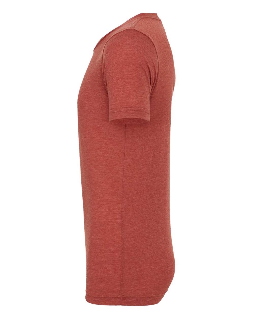 Left View of Clay Triblend Triblend Tee - 3413