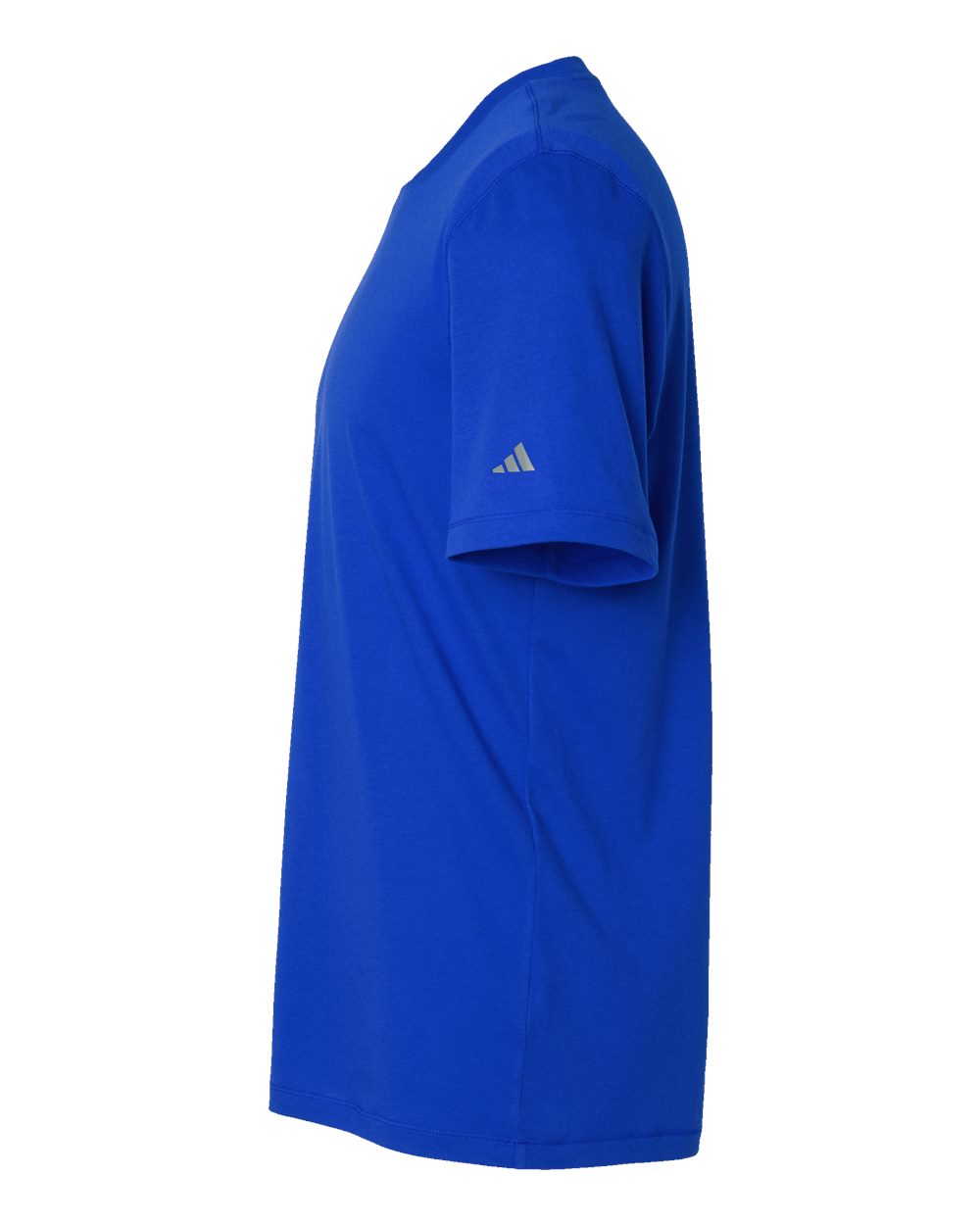 Left View of Collegiate Royal Blended T-Shirt - A556