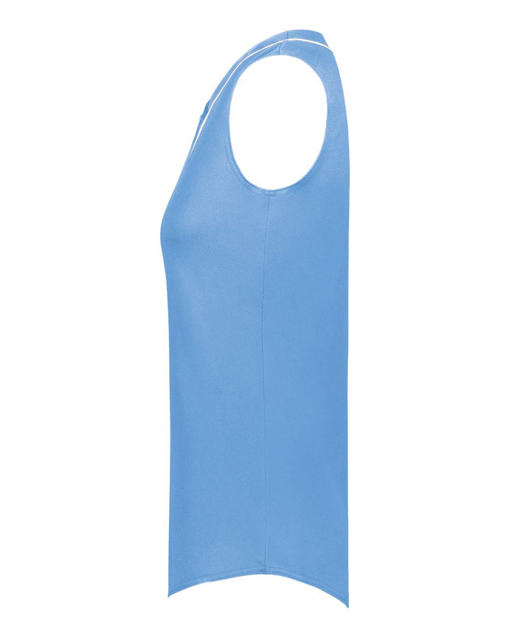 Left View of Columbia Blue/ White Women's Cutter Jersey - 6913