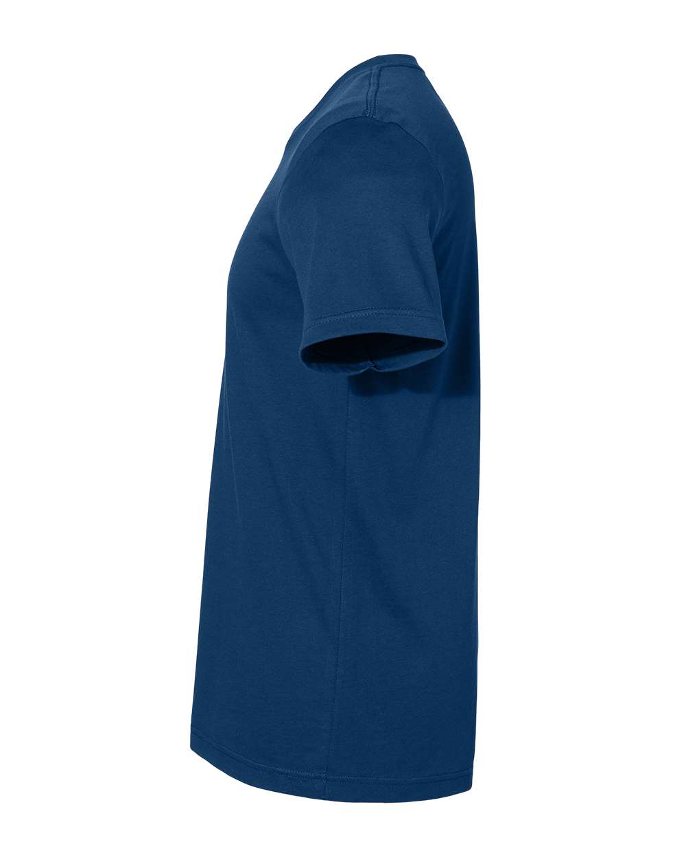 Left View of Cool Blue Jersey Tee - 3001