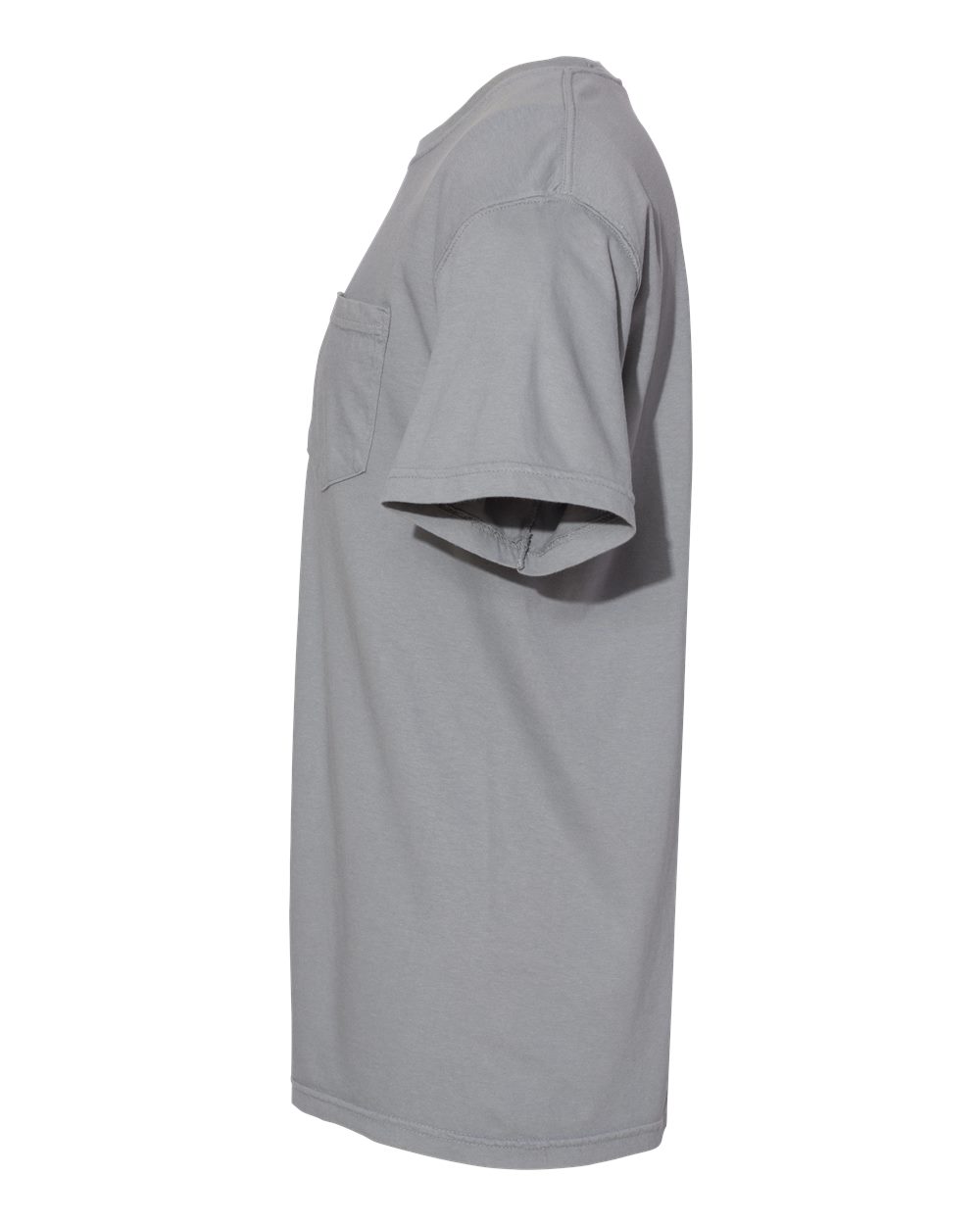 Left View of Granite Garment-Dyed Heavyweight Pocket T-Shirt - 6030