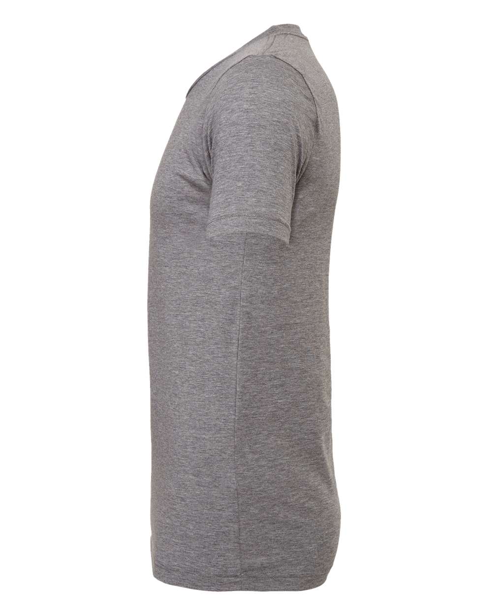 Left View of Grey Triblend Triblend Tee - 3413
