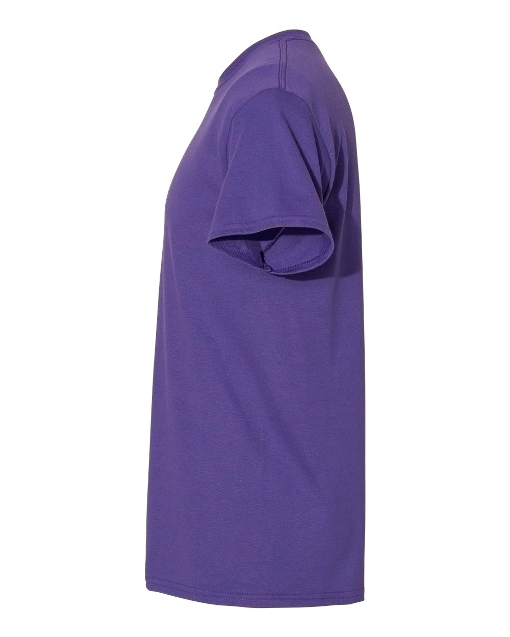 Left View of Lilac Heavy Cotton™ T-Shirt - 5000