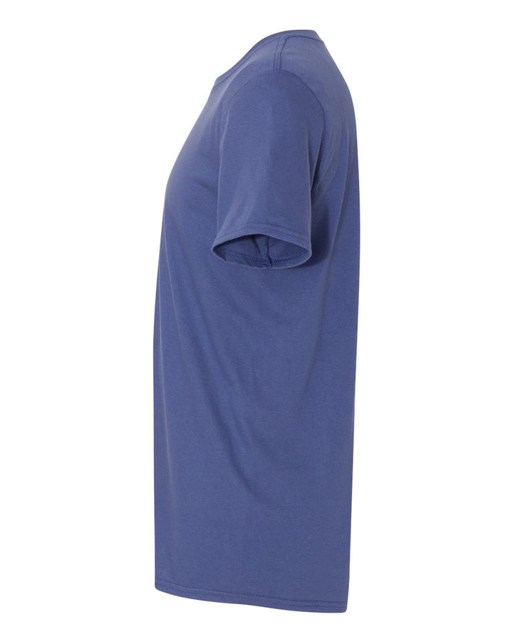 Left View of Metro Blue Softstyle® T-Shirt - 64000