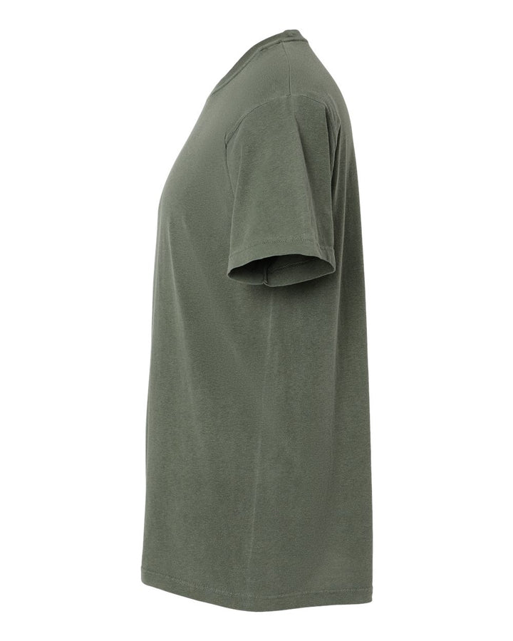 Left View of Monterey Sage Vintage Garment-Dyed T-Shirt - 6500M