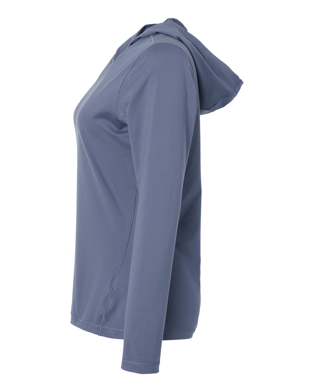 Left View of Preloved Ink Women's Performance Hooded Pullover - A1003