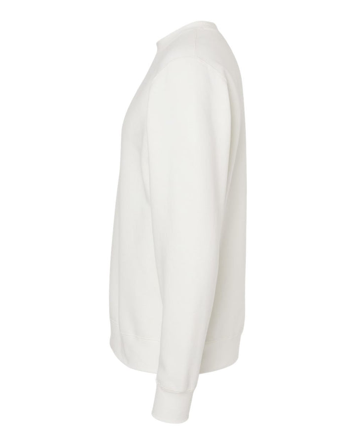 Left View of Prepared For Dye Midweight Pigment-Dyed Crewneck Sweatshirt - PRM3500