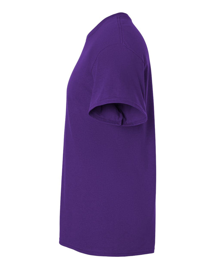 Left View of Purple Ultra Cotton® T-Shirt - 2000