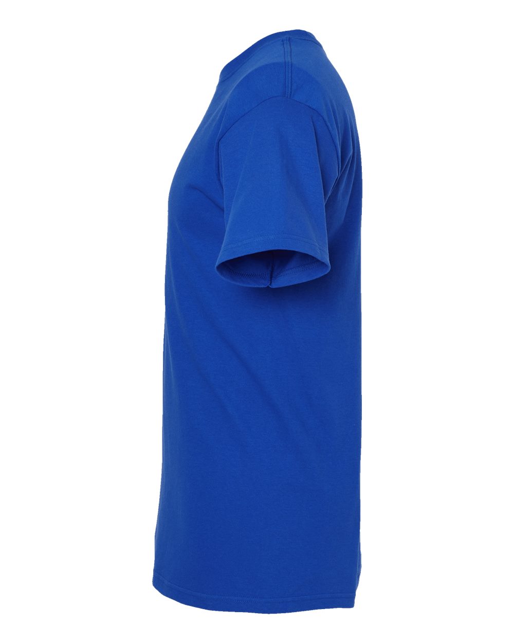 Left View of Royal Gold Soft Touch T-Shirt - 4800
