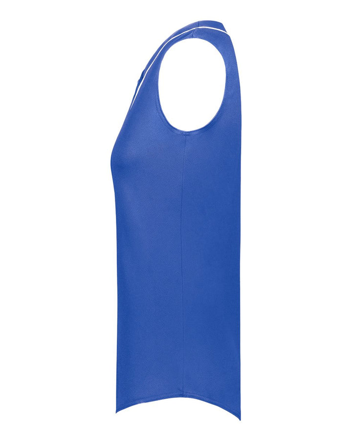 Left View of Royal/ White Women's Cutter Jersey - 6913