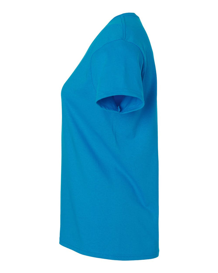 Left View of Sapphire Ultra Cotton® Women’s T-Shirt - 2000L