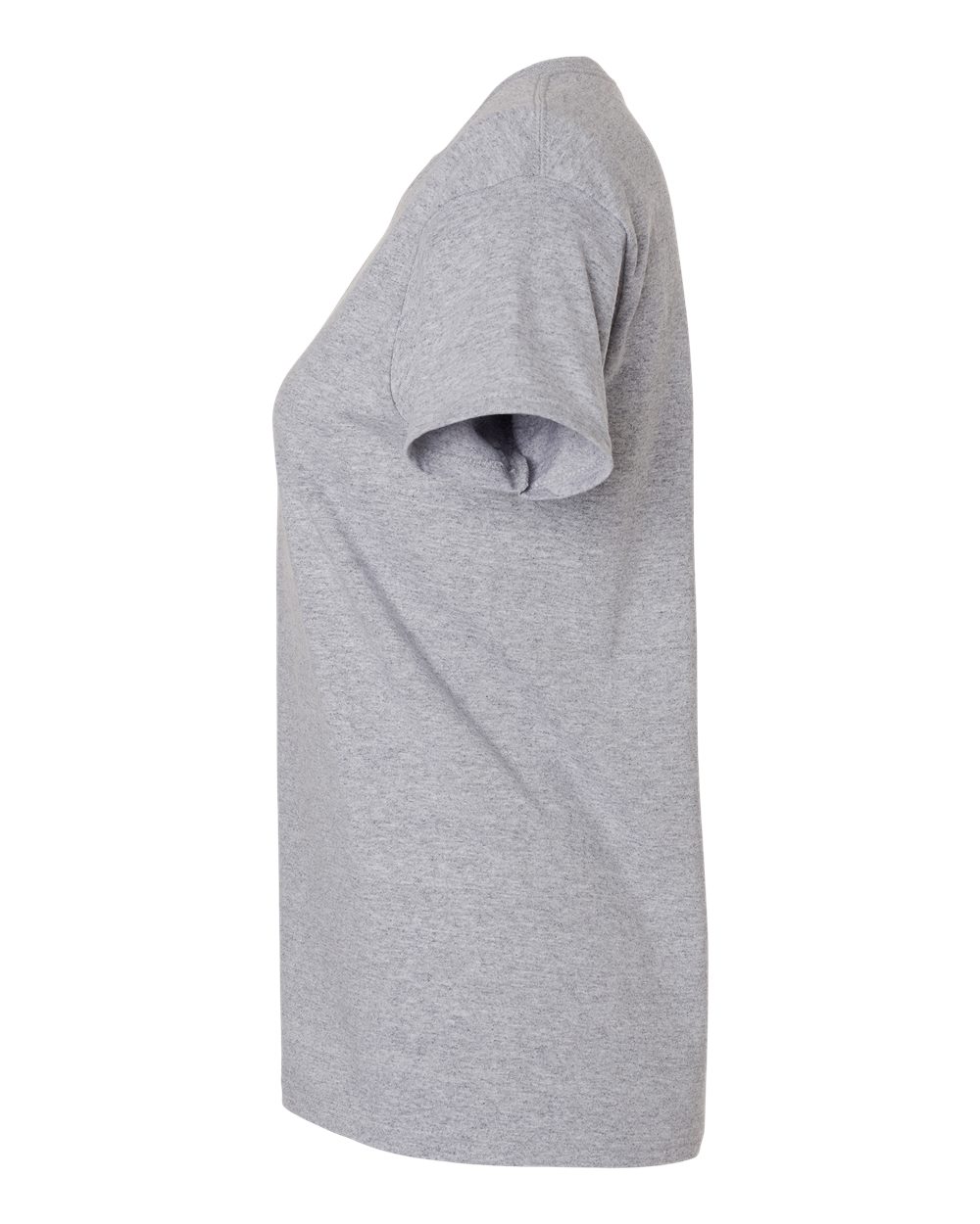 Left View of Sport Grey Ultra Cotton® Women’s T-Shirt - 2000L