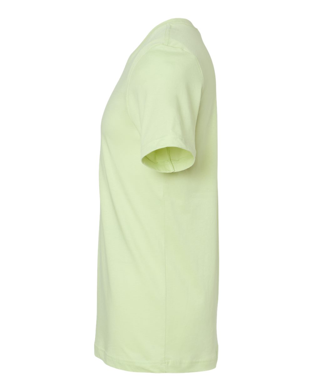 Left View of Spring Green Jersey Tee - 3001