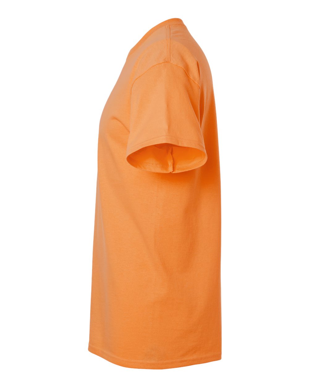 Left View of Tangerine Ultra Cotton® T-Shirt - 2000