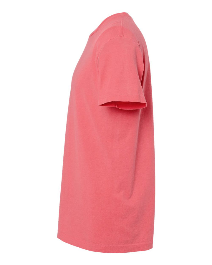 Left View of Watermelon Vintage Garment-Dyed T-Shirt - 6500M