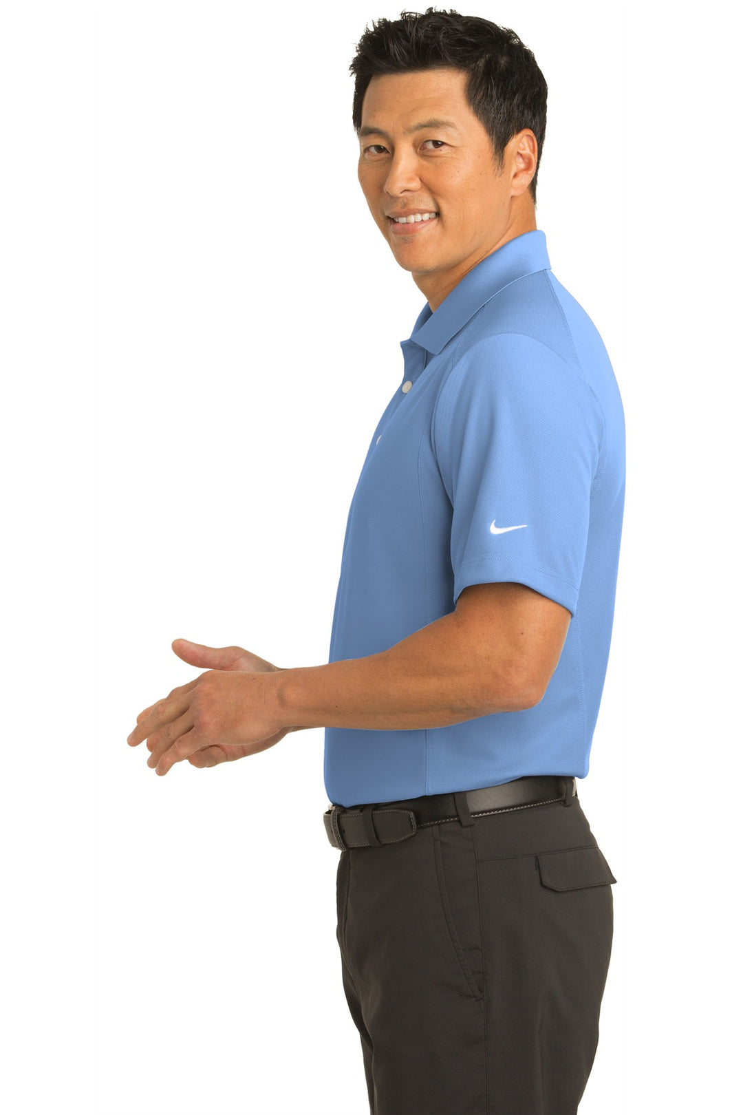 Light Blue Nike Dri-FIT Classic Polo. 267020