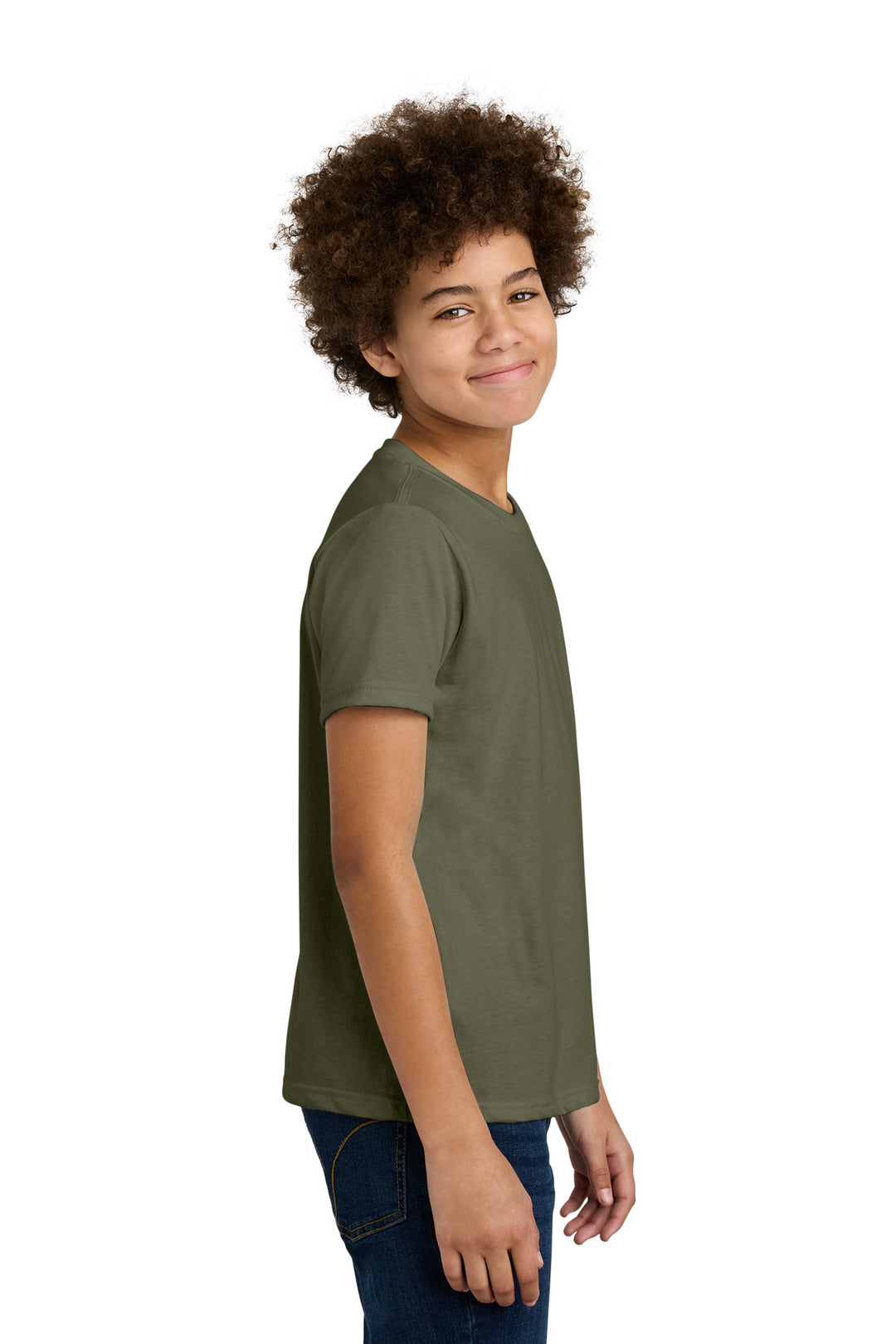 MilGreen Next Level Apparel Youth CVC Tee NL3312