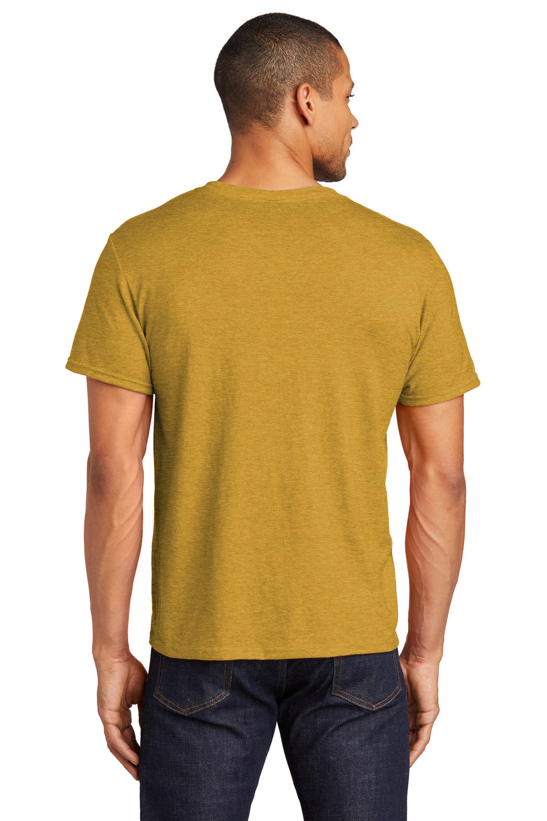 MustardHtr Jerzees Premium Blend Ring Spun T-Shirt 560M