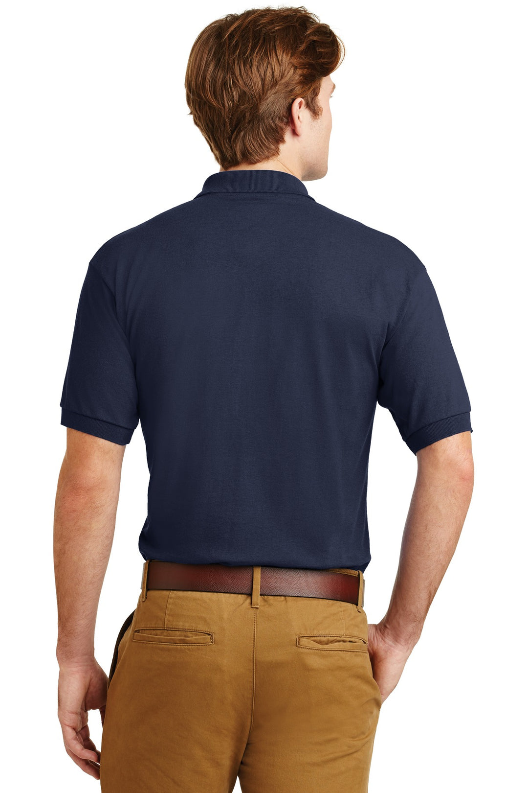 Navy Gildan - DryBlend 6-Ounce Jersey Knit Sport Shirt. 8800