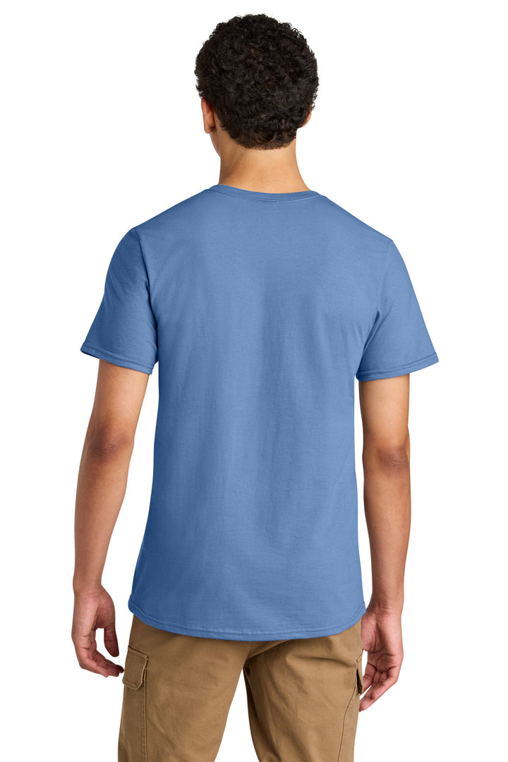 PeriwnklBl Jerzees Unisex Premium Combed Ring Spun Cotton Tee 570M