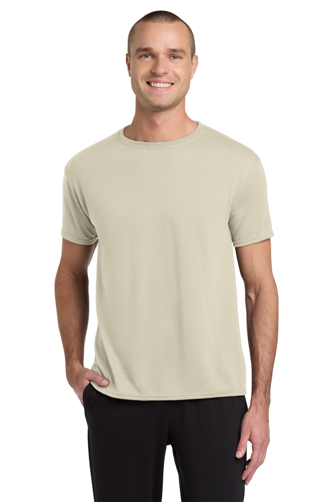 Putty Jerzees Dri-Power 100% Polyester T-Shirt. 21M
