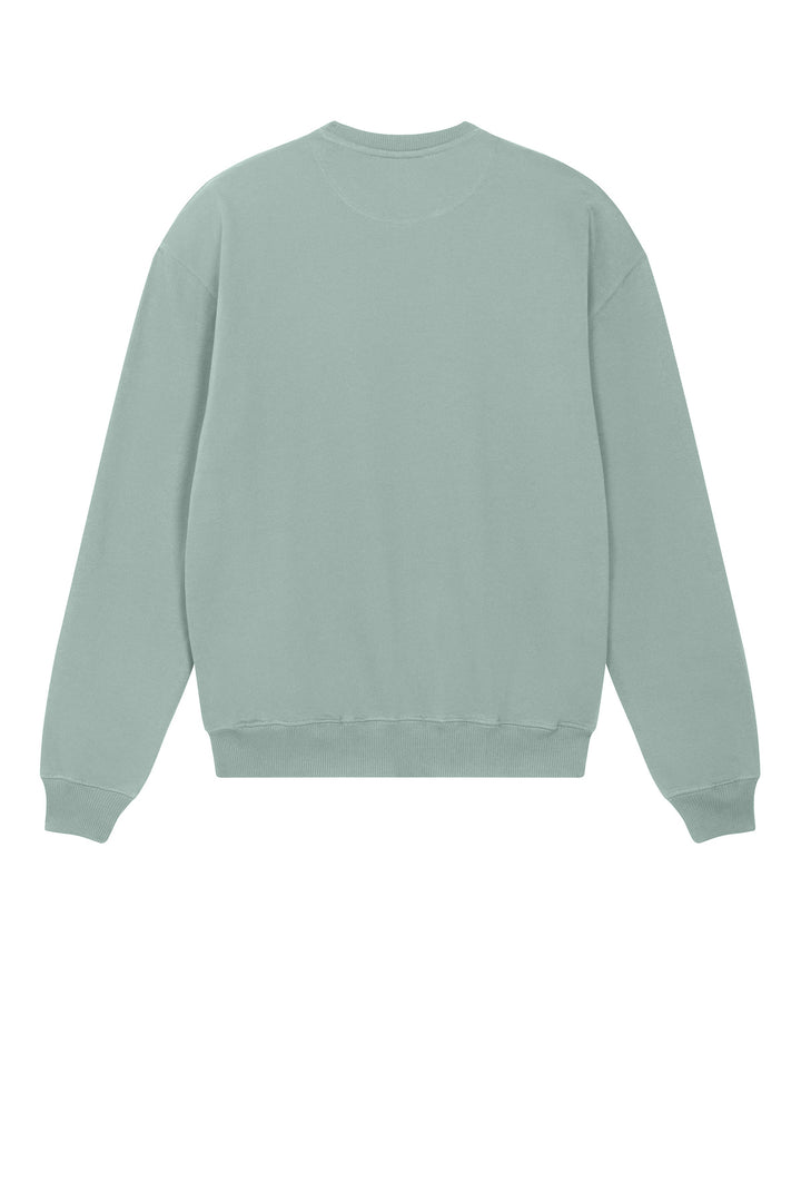 Rear View of Aloe Stanley/Stella Unisex Ledger Dry Crewneck Sweatshirt SXU029