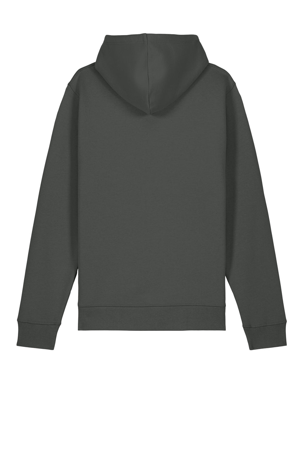 Rear View of Anthracite Stanley/Stella Unisex Drummer 2.0 Hooded Sweatshirt SXU009