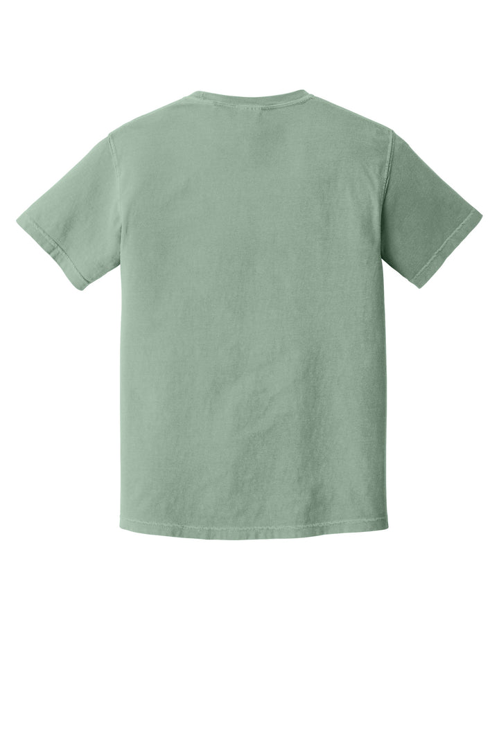 Rear View of Bay COMFORT COLORS Heavyweight Ring Spun Tee. 1717