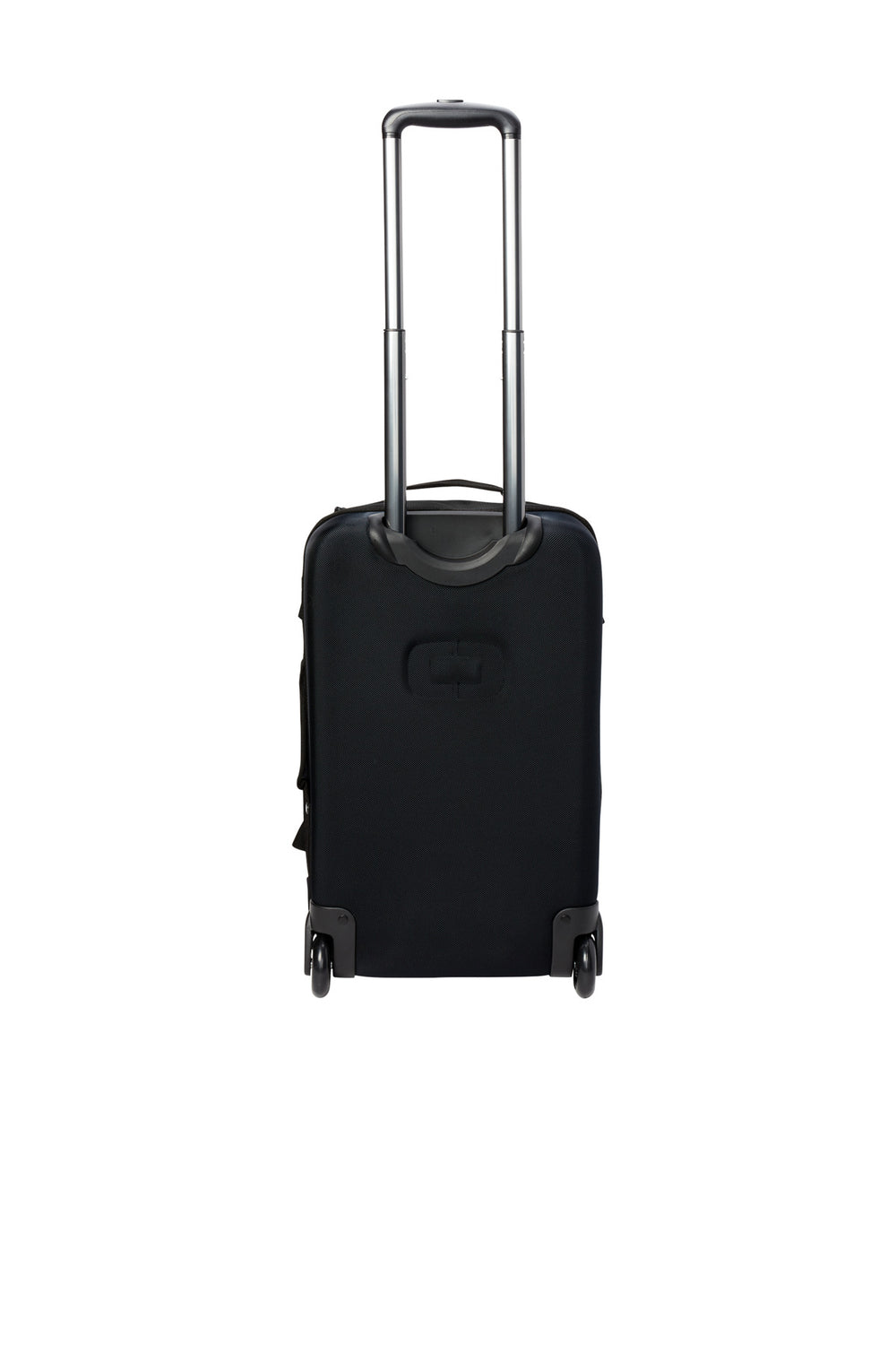 Rear View of Blacktop OGIO Passage Wheeled Carry-On Duffel 98002