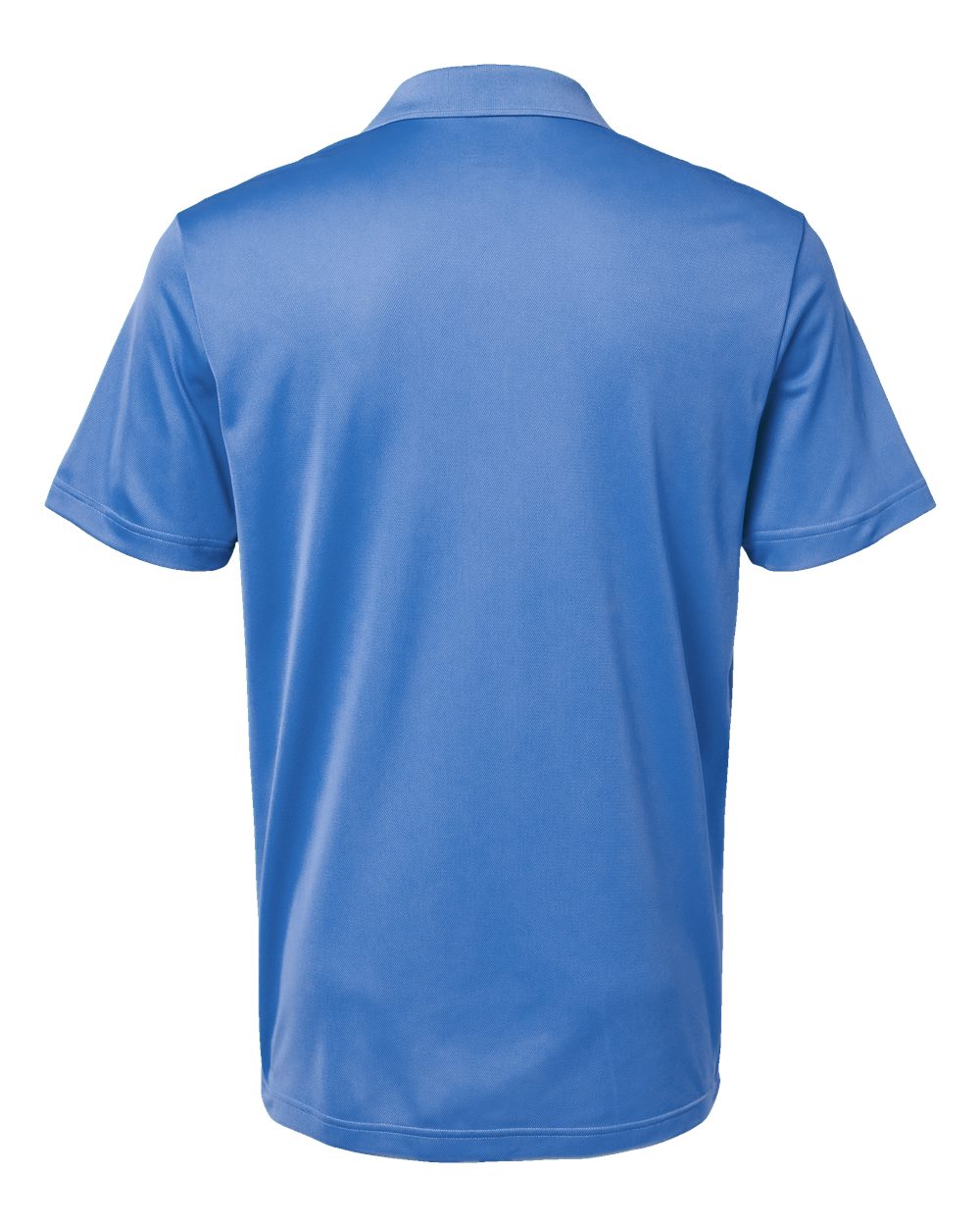 Rear View of Blue Fusion Basic Sport Polo - A430
