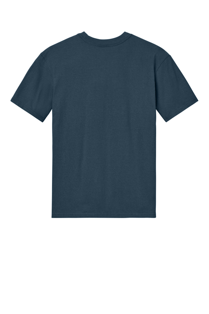 Rear View of BlueDusk Gildan Hammer Maxweight Tee 75000
