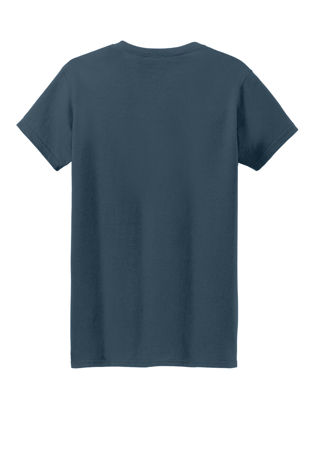 Rear View of BlueDusk Gildan Women's Heavy Cotton 100% Cotton T-Shirt. 5000L