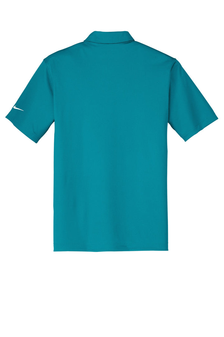 Rear View of Blustery Nike Dri-FIT Vertical Mesh Polo. 637167