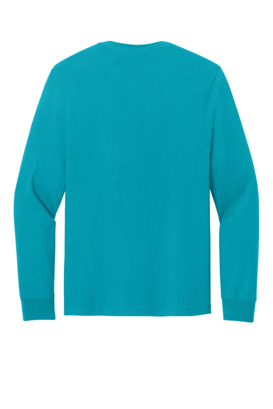 Rear View of CaliBlue Jerzees Classics Unisex Cotton Long Sleeve T-Shirt 363L