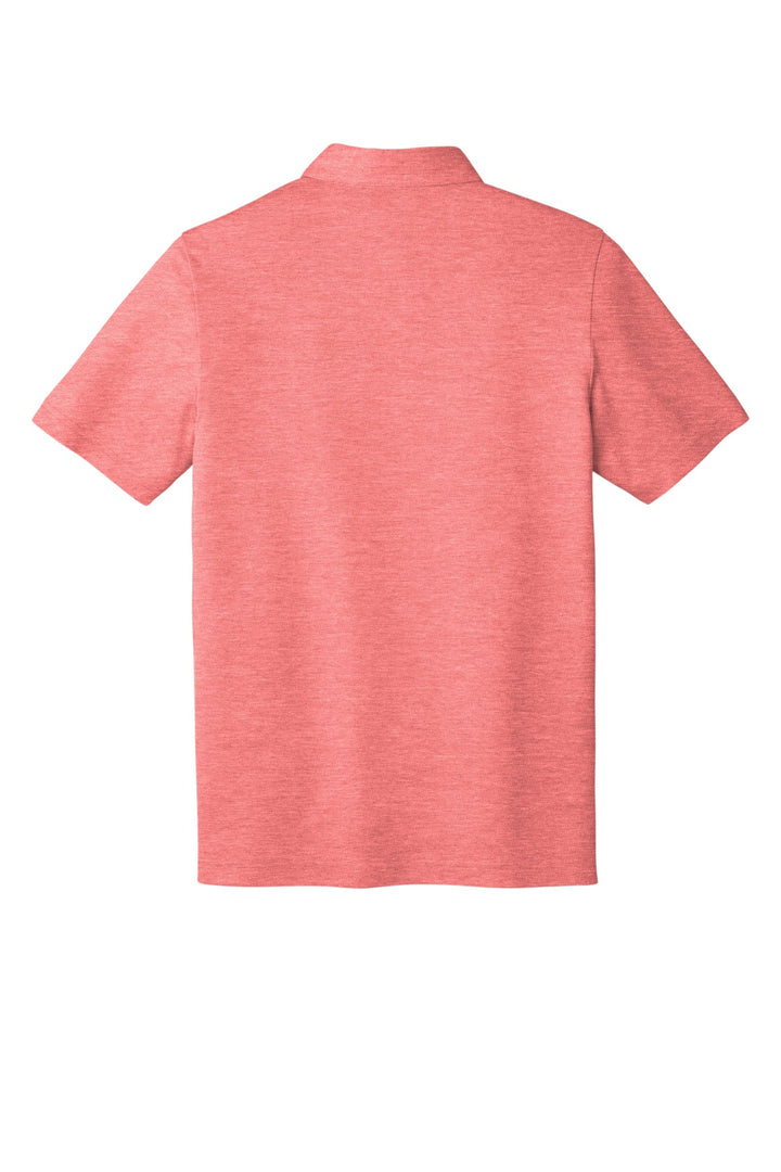 Rear View of CardinalHt TravisMathew Oceanside Heather Polo. TM1MU412